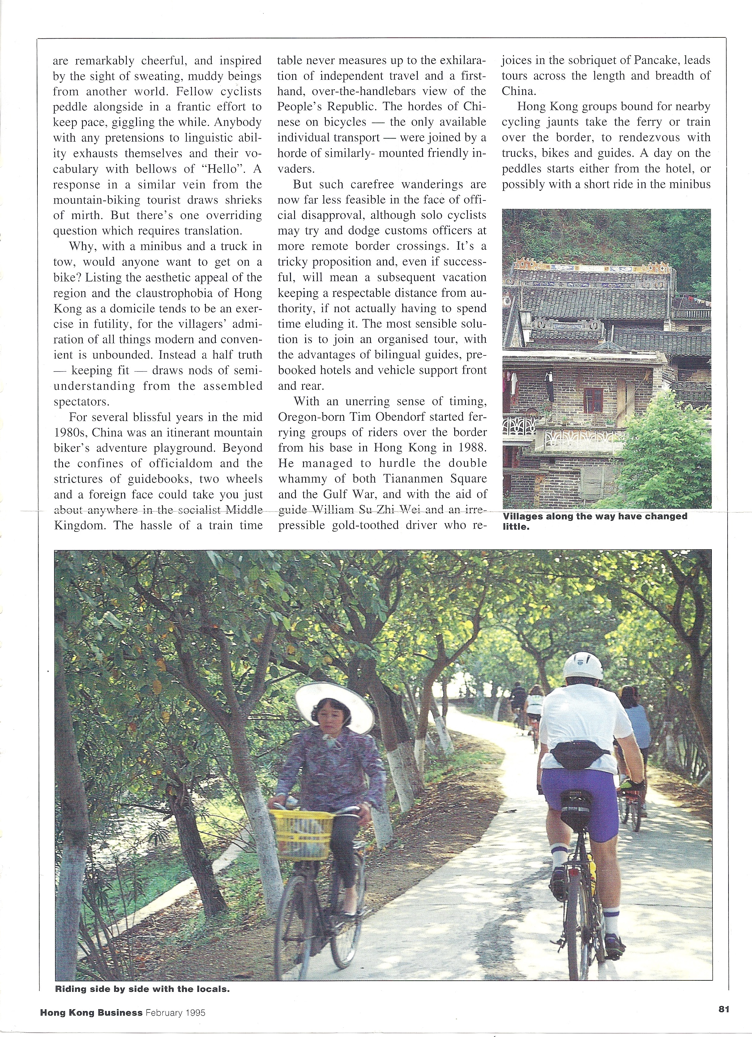 South China Cycling Article